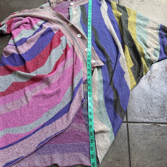 Vivienne Westwood 2017 Crazy Assymetrical Multi Colored Cardigan - Picture 4 of 10